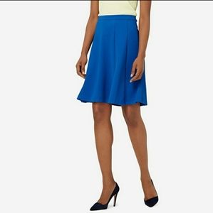 The Limited Cobalt Blue A-Line Knee Length Skirt